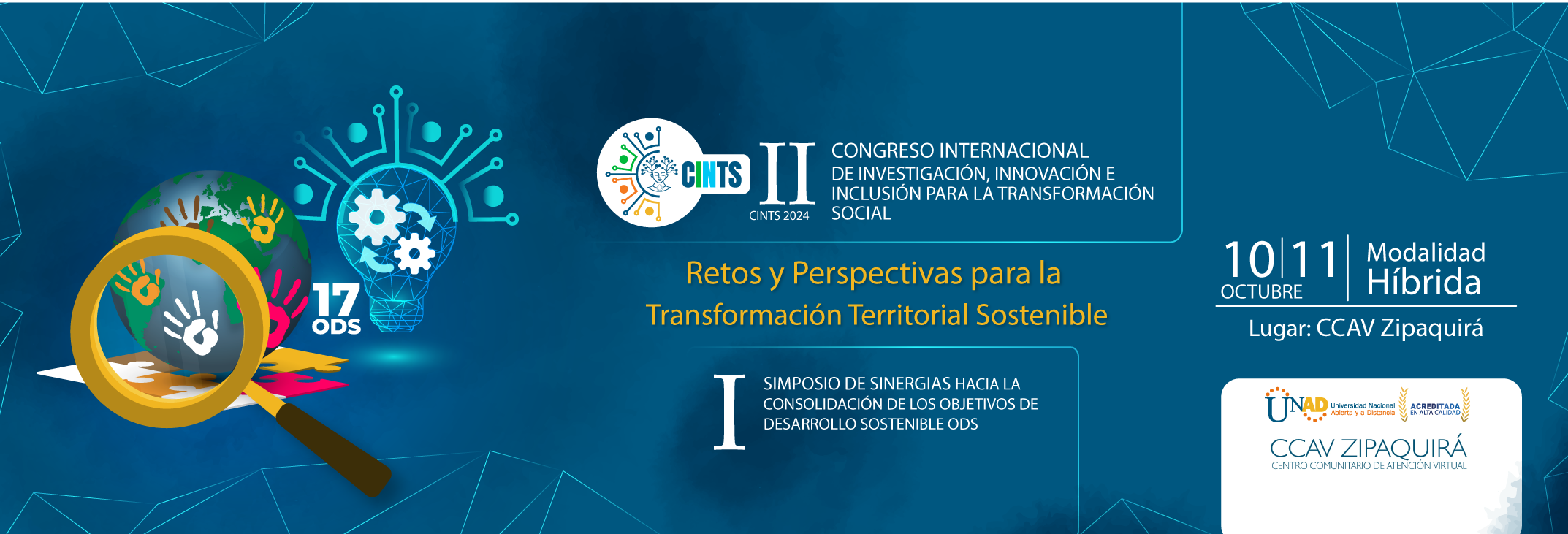 II Congreso Internacional de Investigación, Innovación e Inclusión para la Transformación Social. CINTS 2024  I Simposio de sinergias hacia la consolidación de los Objetivos de Desarrollo Sostenible (ODS).