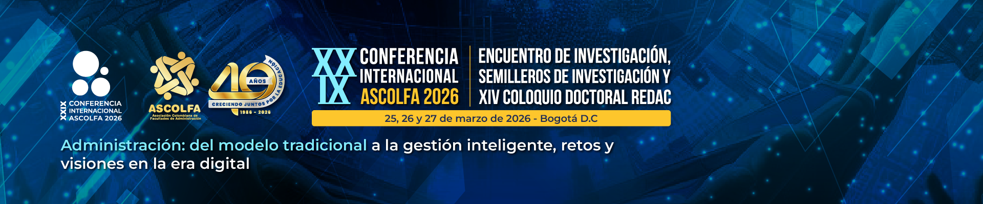 XX Conferencia Internacional ASCOLFA 2026